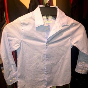 Boys size 5 dress button up long sleeve shirt